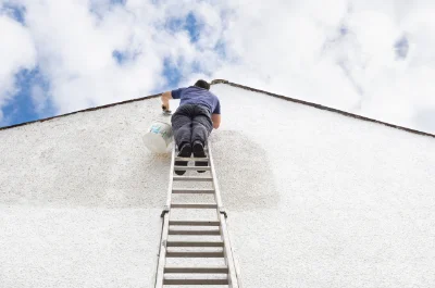 Peinture extérieure au Pertre — façades et ravalement